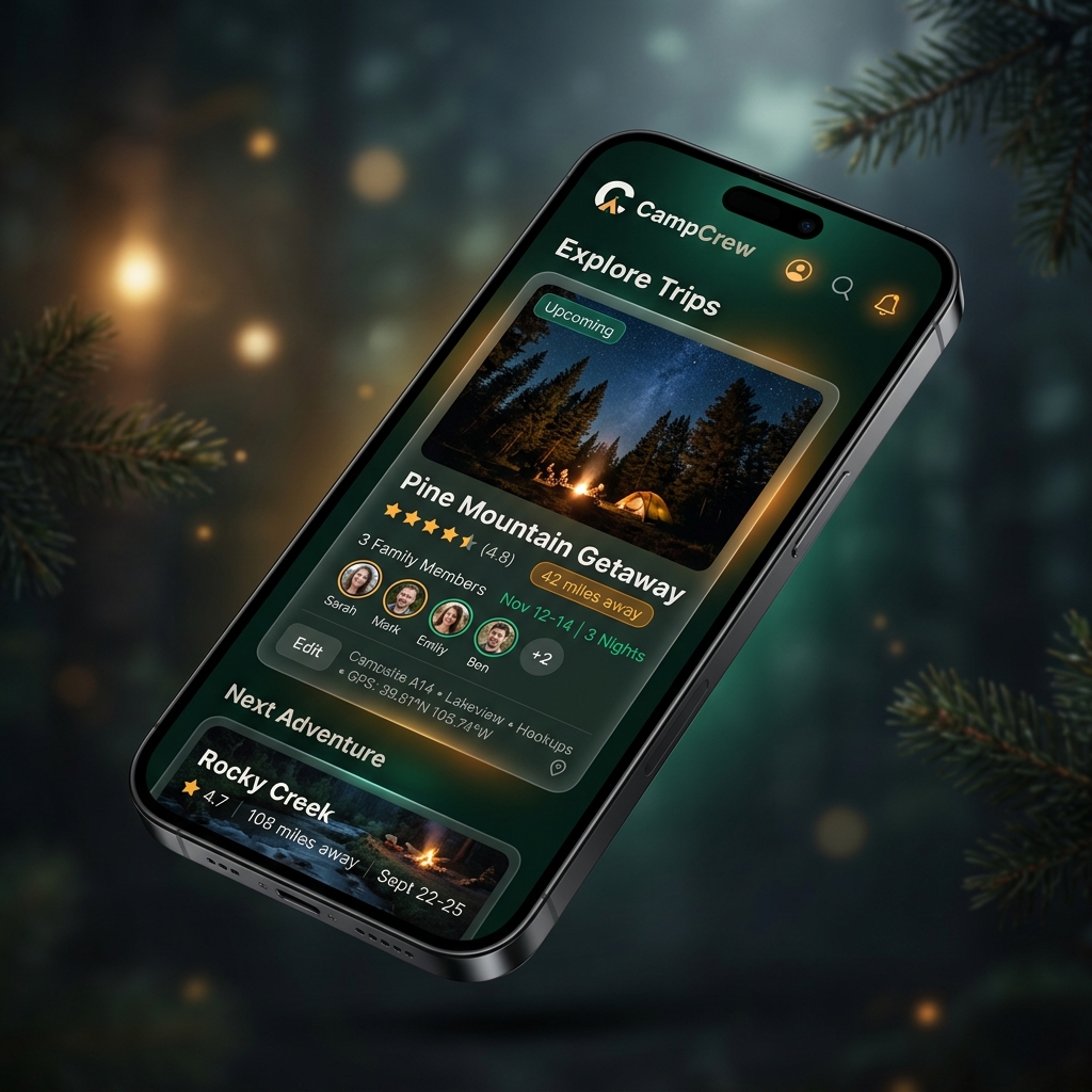 CampCrew Dashboard Screenshot