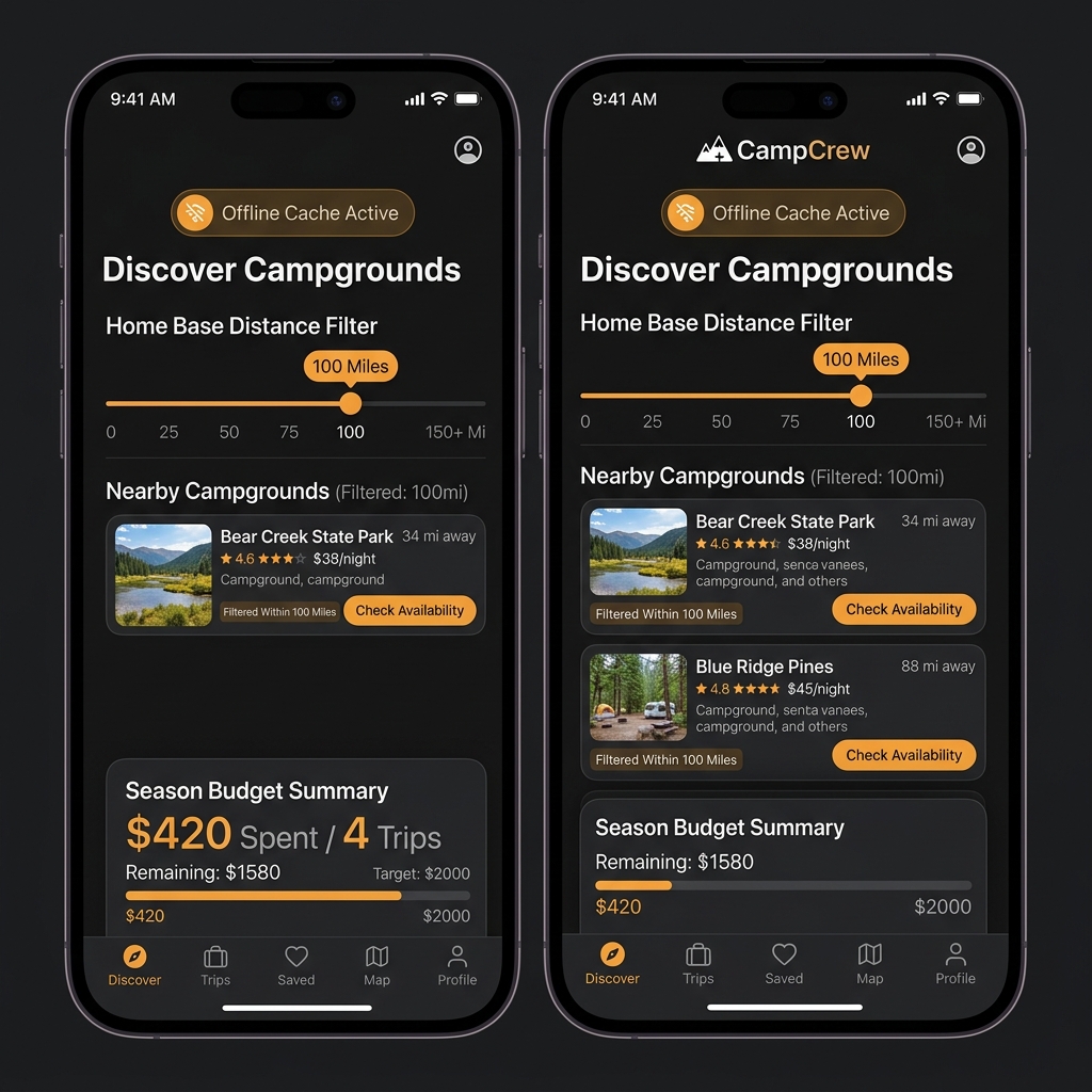 CampCrew Distance Filter